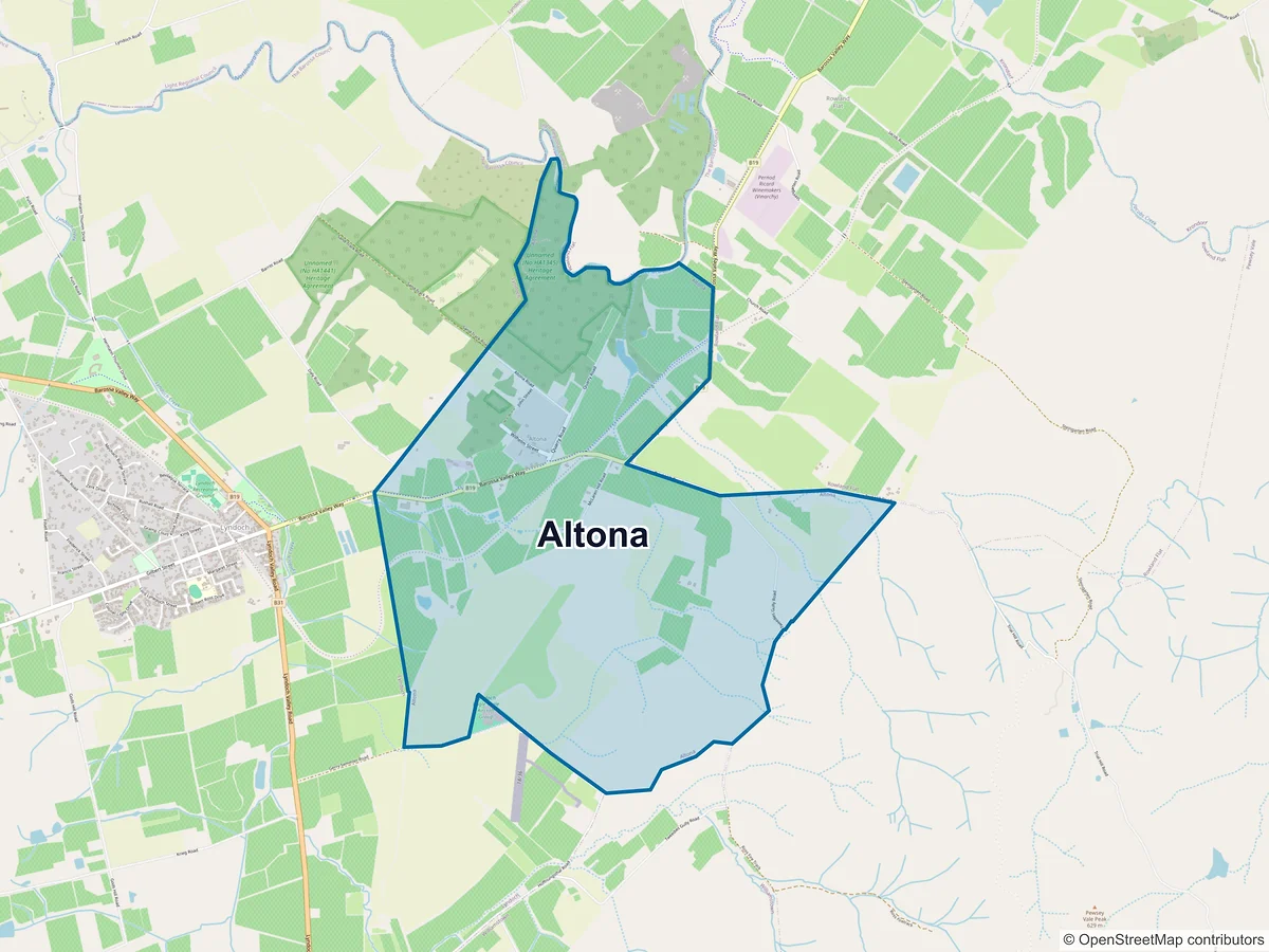 Map of Altona, SA, Australia