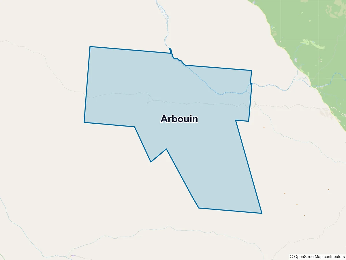 Map of Arbouin, QLD, Australia