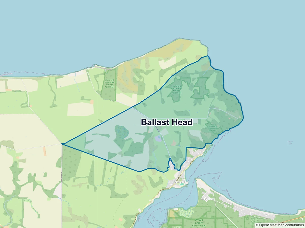Map of Ballast Head, SA, Australia