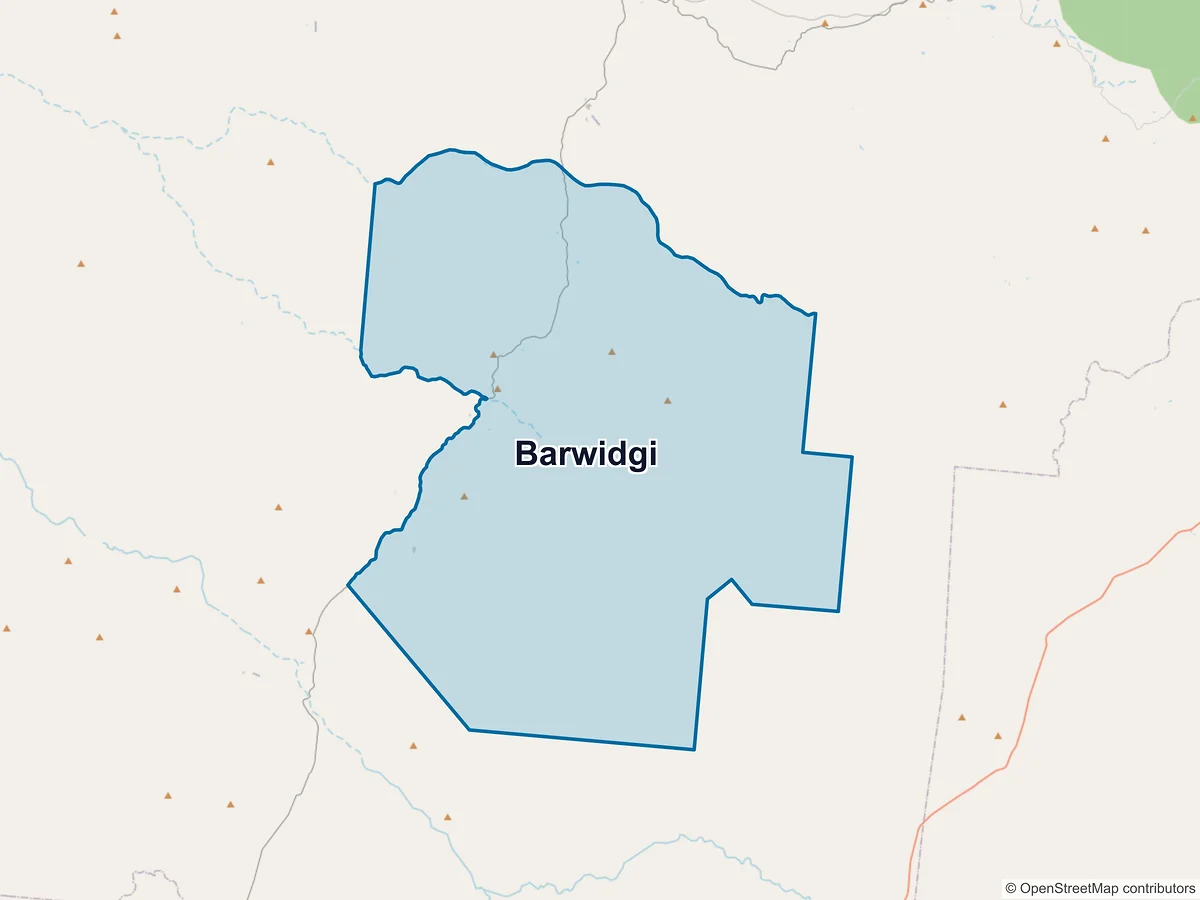Map of Barwidgi, QLD, Australia