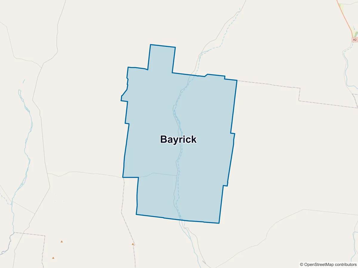 Map of Bayrick, QLD, Australia