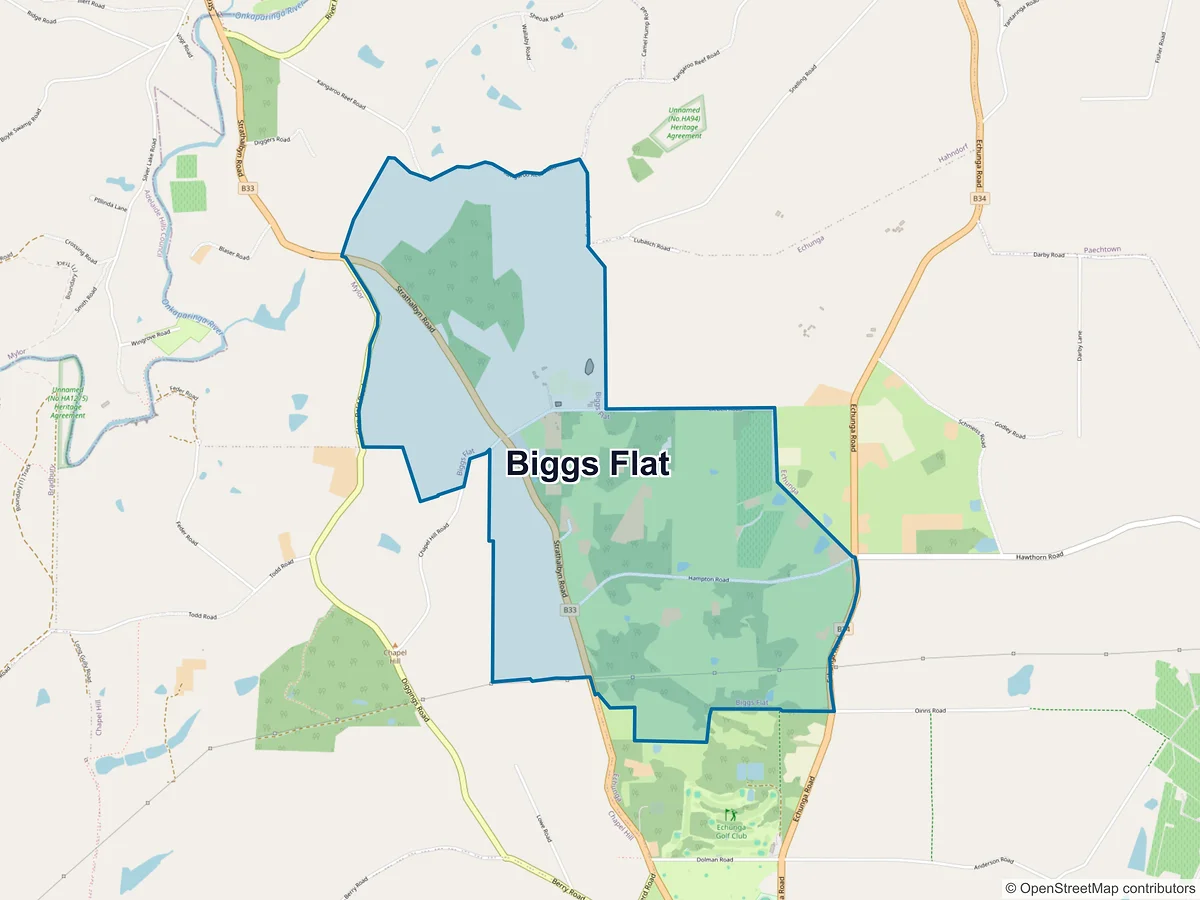 Map of Biggs Flat, SA, Australia