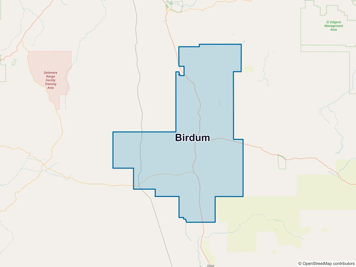 Map of Birdum, NT, Australia