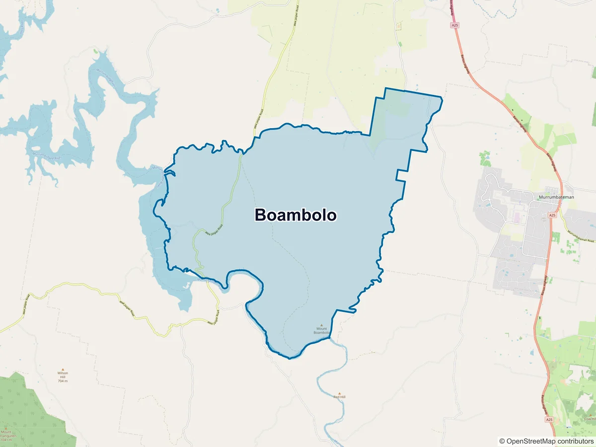 Map of Boambolo, NSW, Australia