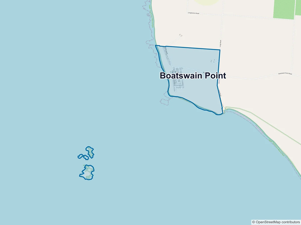 Map of Boatswain Point, SA, Australia