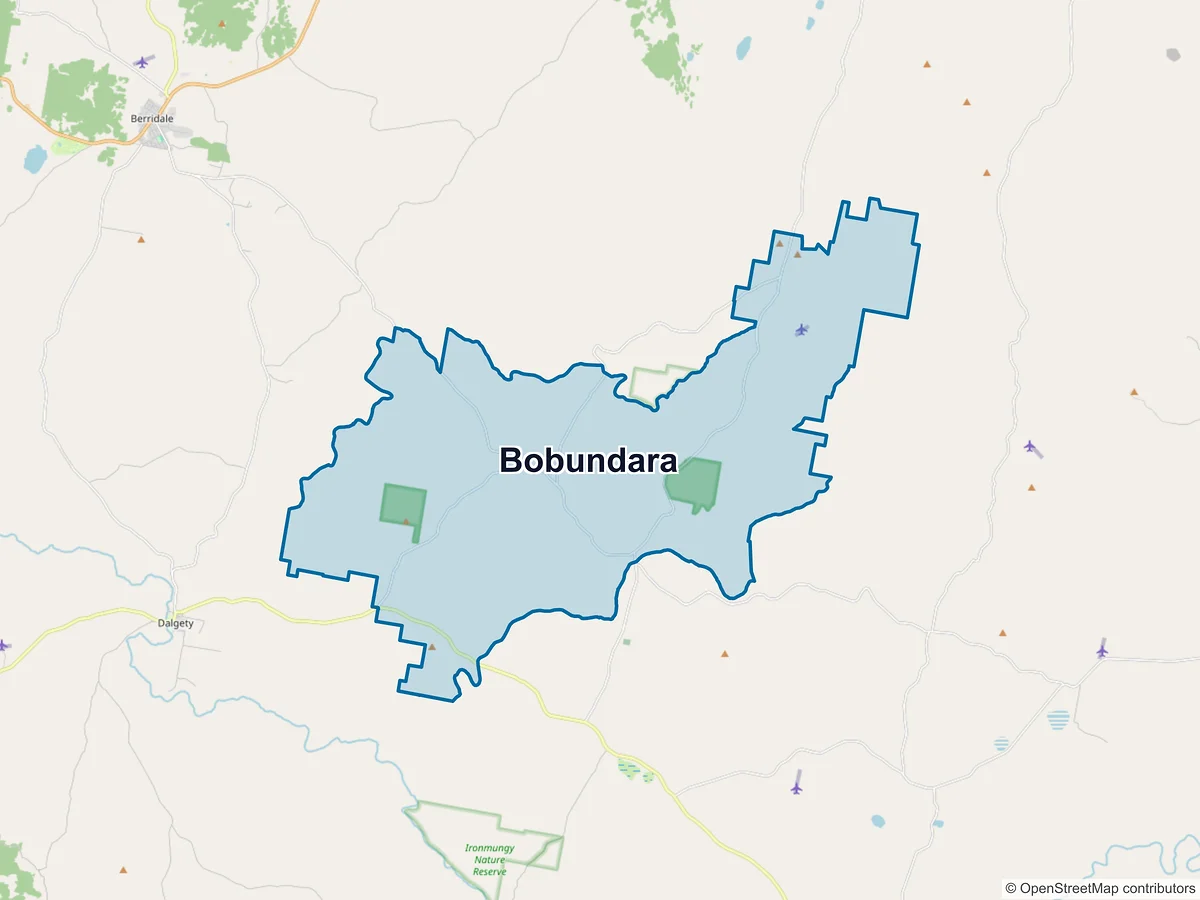 Map of Bobundara, NSW, Australia