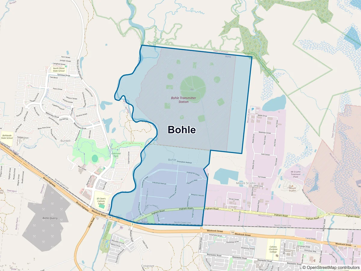 Map of Bohle, QLD, Australia