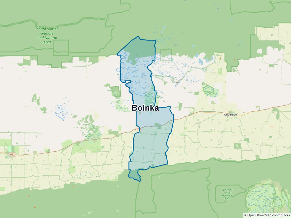 Map of Boinka, VIC, Australia