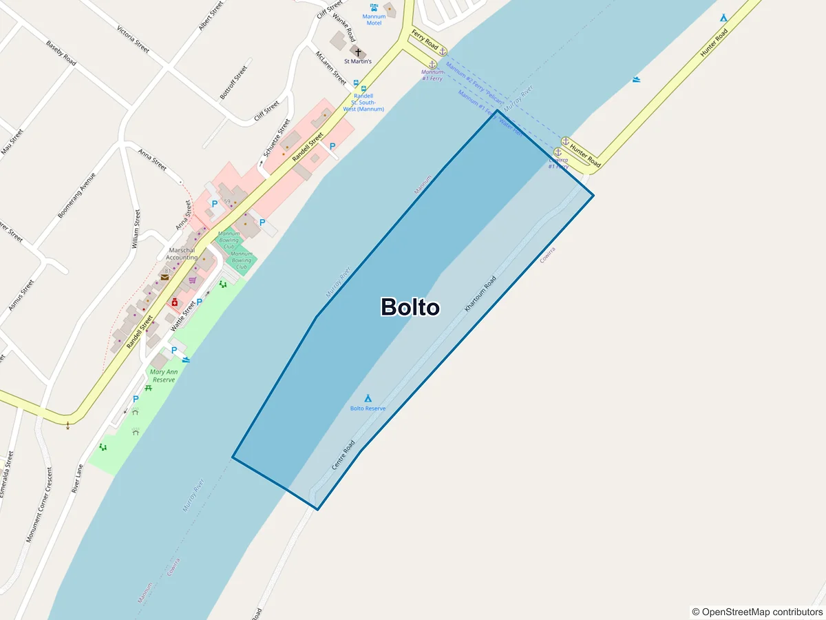Map of Bolto, SA, Australia