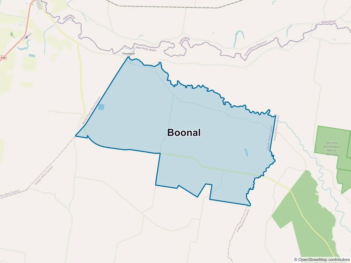 Map of Boonal, NSW, Australia