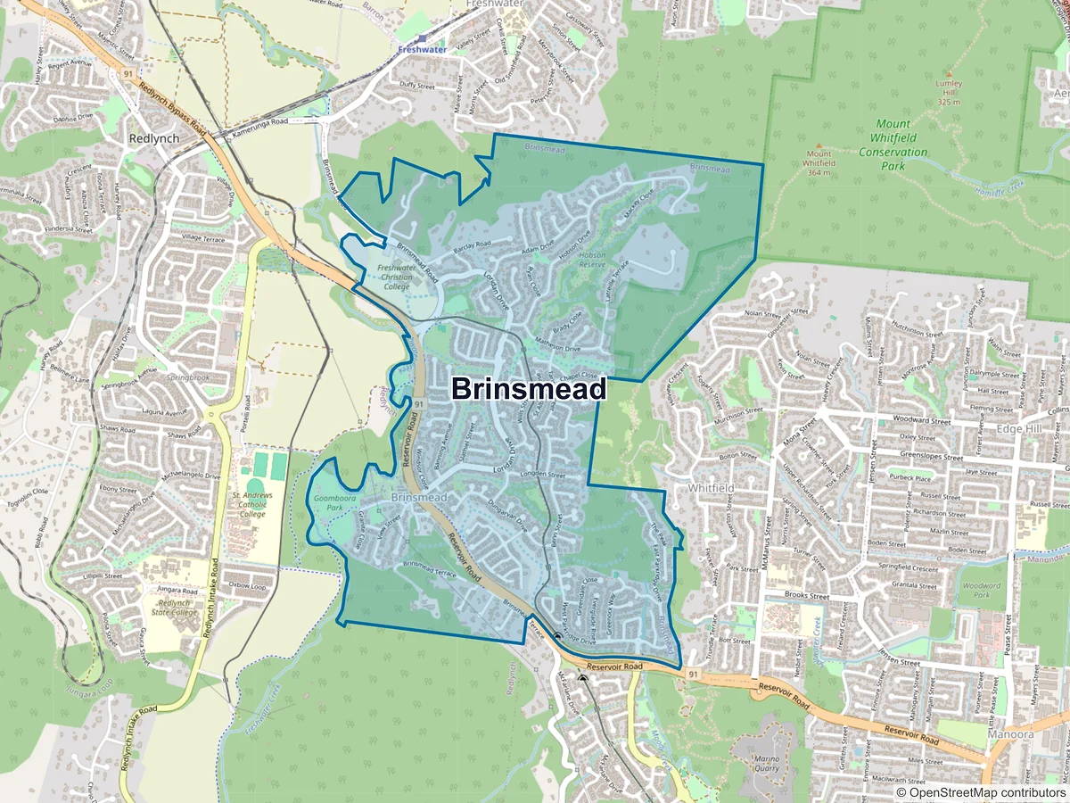 Map of Brinsmead, QLD, Australia