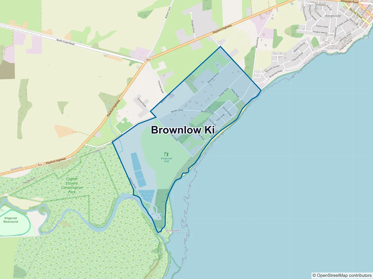 Map of Brownlow Ki, SA, Australia