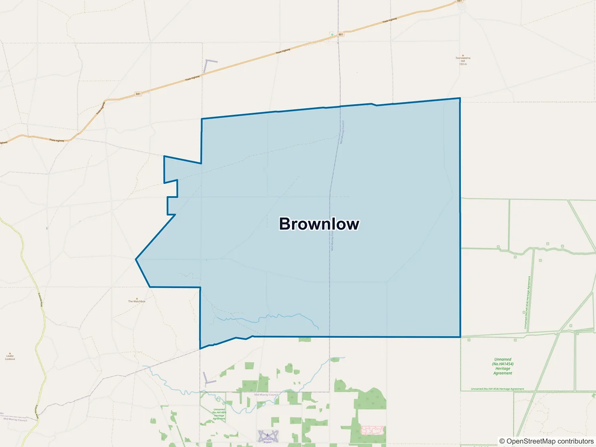 Map of Brownlow, SA, Australia