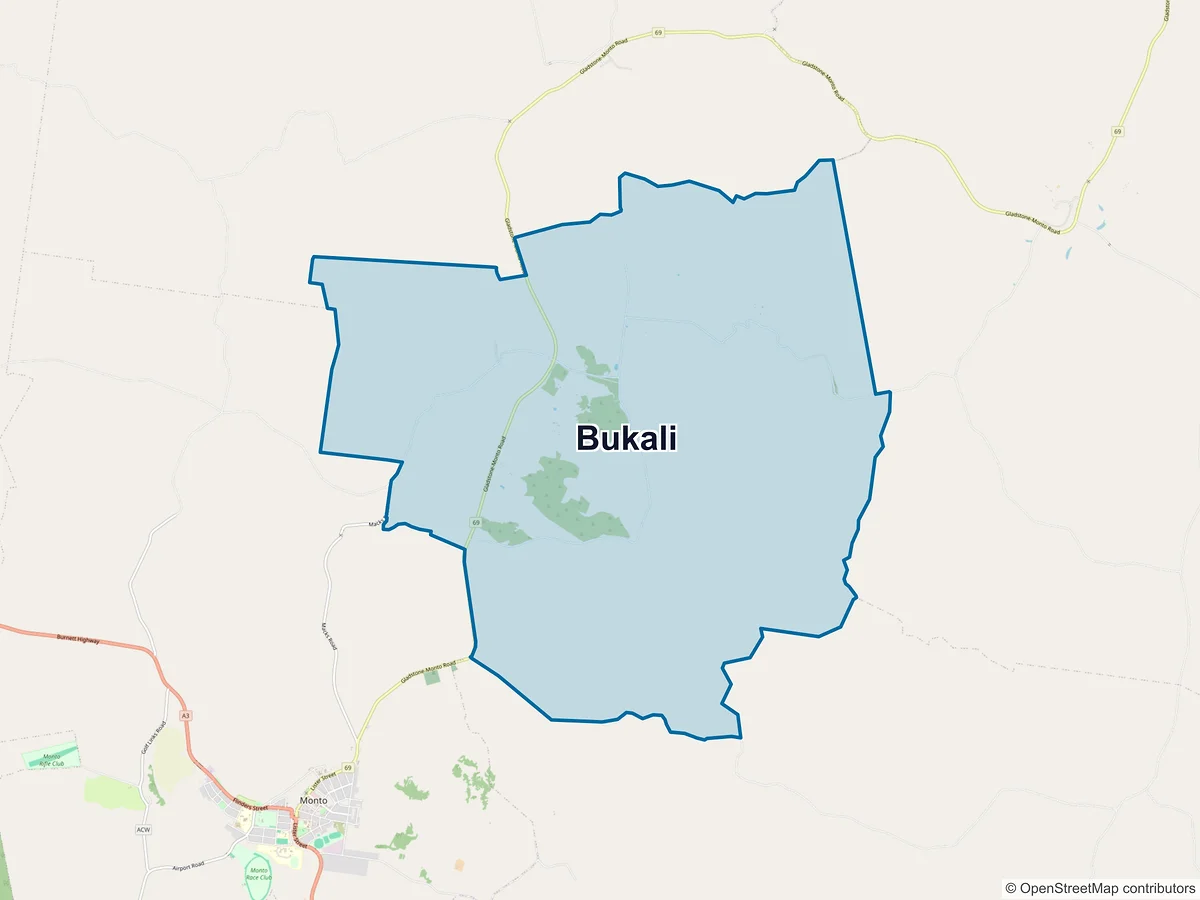 Map of Bukali, QLD, Australia