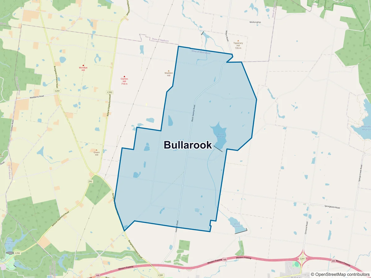 Map of Bullarook, VIC, Australia