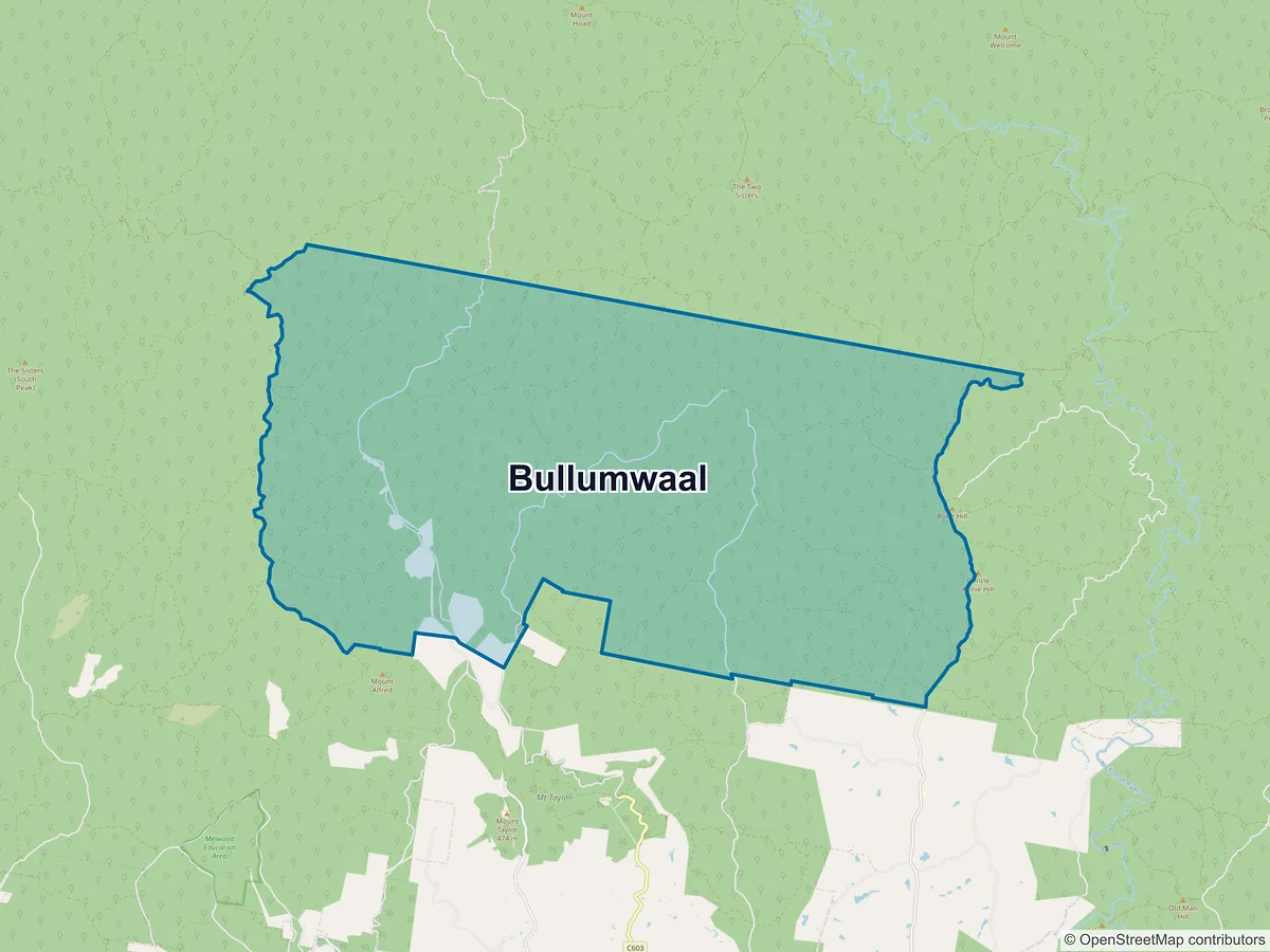 Map of Bullumwaal, VIC, Australia