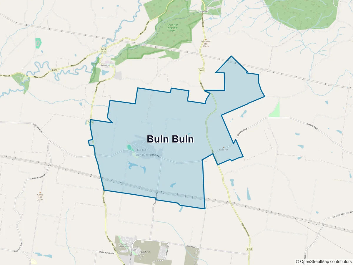 Map of Buln Buln, VIC, Australia
