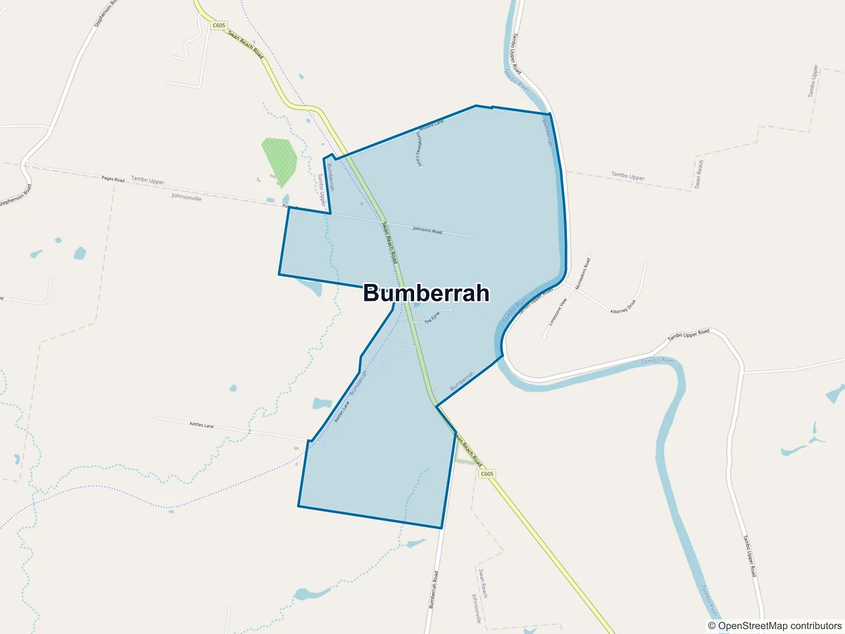 Map of Bumberrah, VIC, Australia