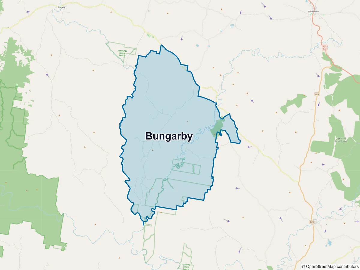 Map of Bungarby, NSW, Australia