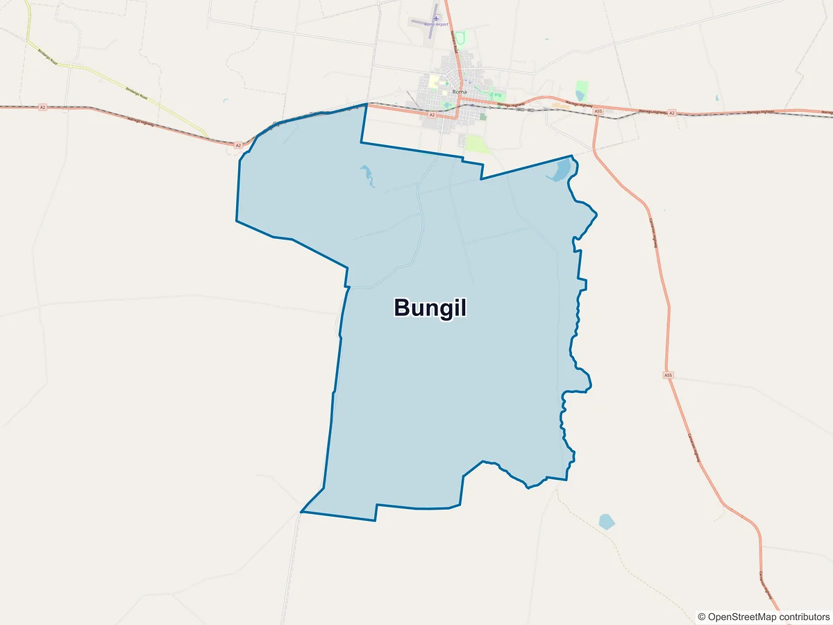 Map of Bungil, QLD, Australia