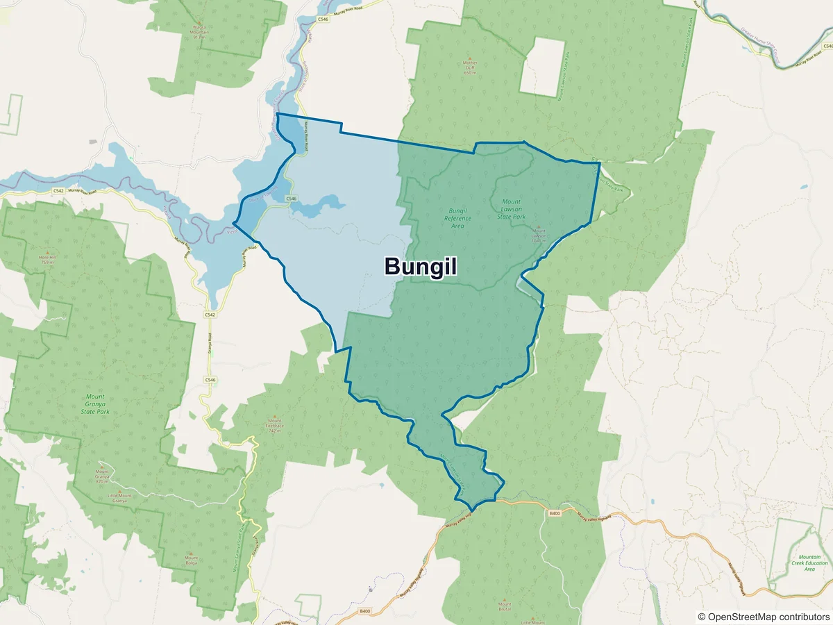 Map of Bungil, VIC, Australia