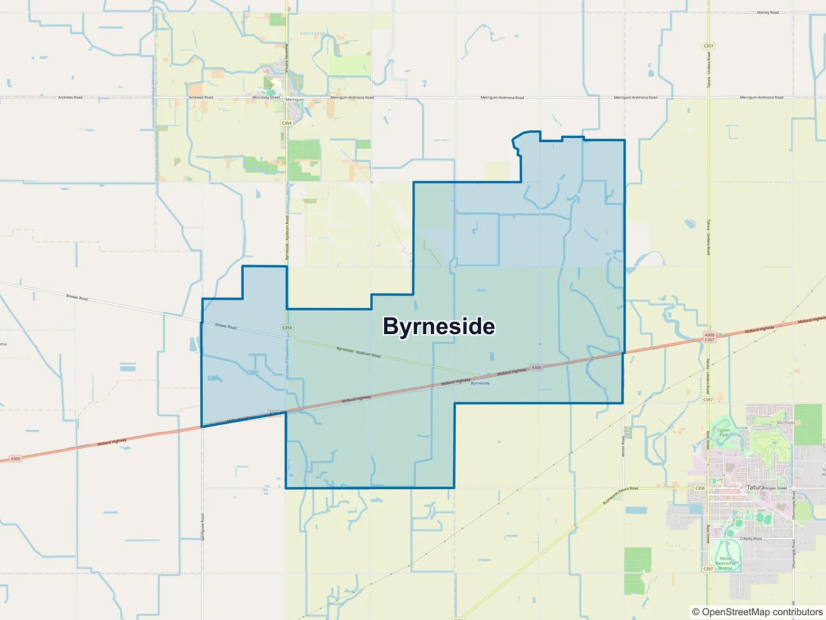 Map of Byrneside, VIC, Australia