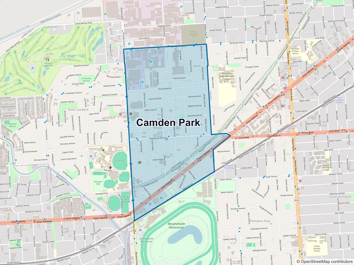 Map of Camden Park, SA, Australia