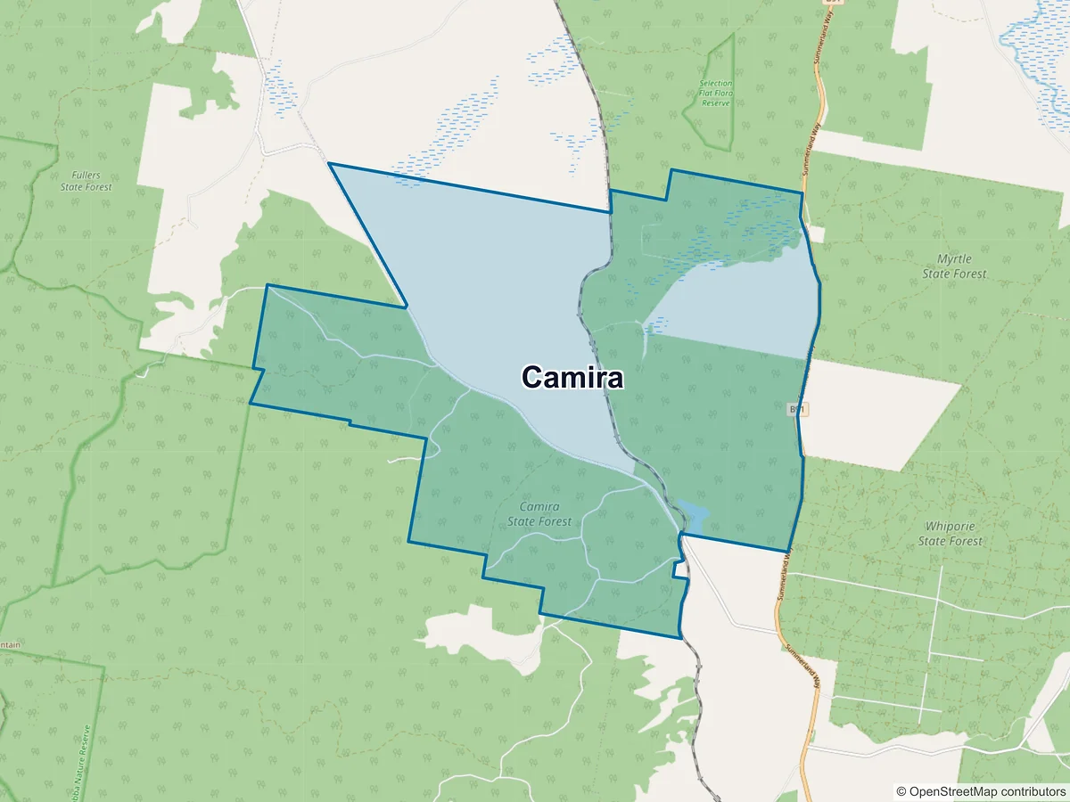 Map of Camira, NSW, Australia