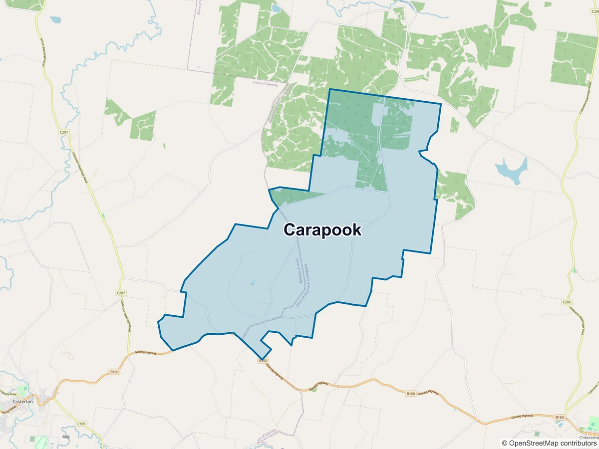 Map of Carapook, VIC, Australia