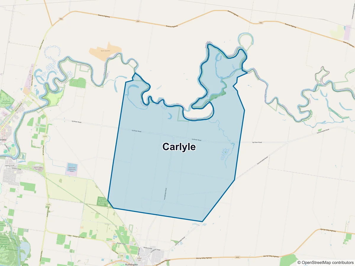 Map of Carlyle, VIC, Australia