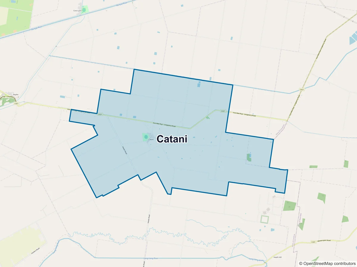 Map of Catani, VIC, Australia