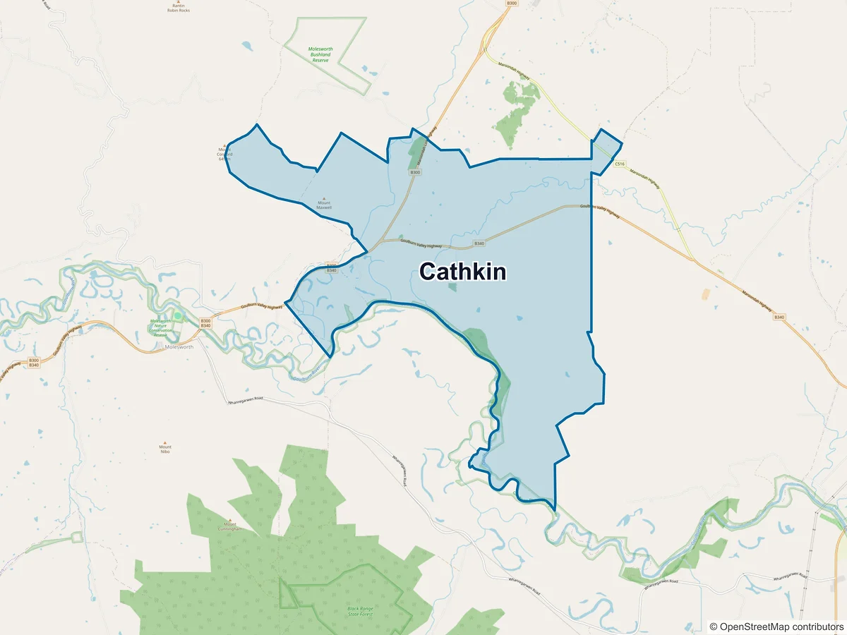 Map of Cathkin, VIC, Australia