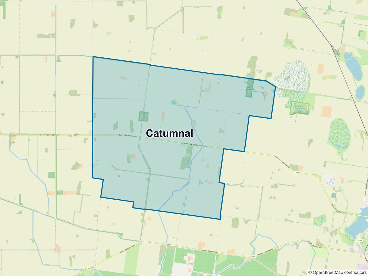 Map of Catumnal, VIC, Australia