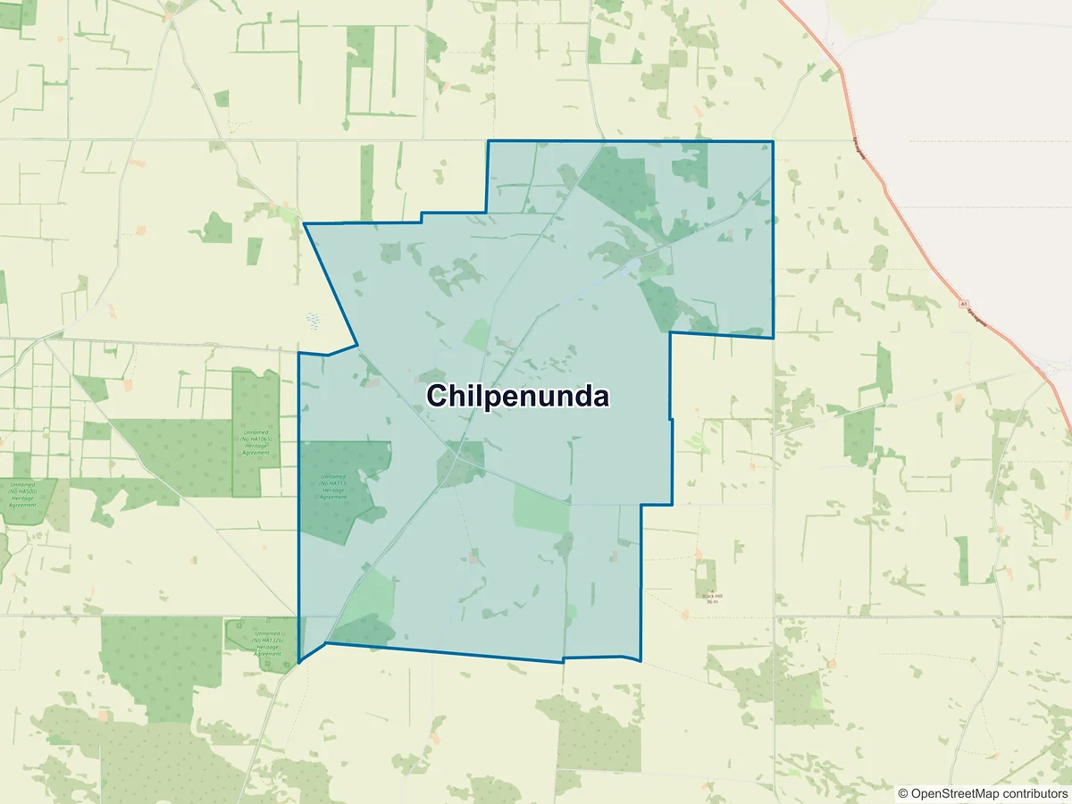 Map of Chilpenunda, SA, Australia
