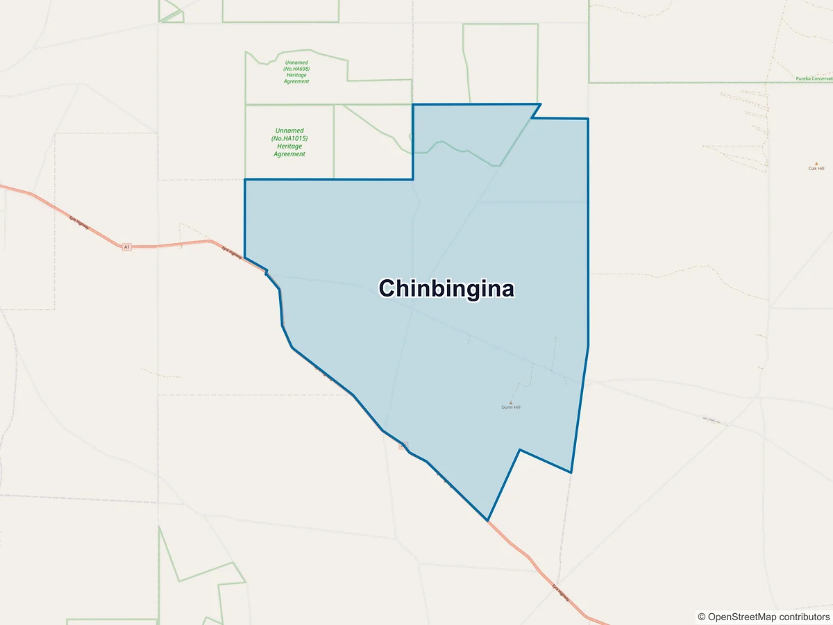 Map of Chinbingina, SA, Australia