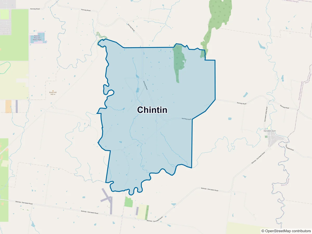 Map of Chintin, VIC, Australia