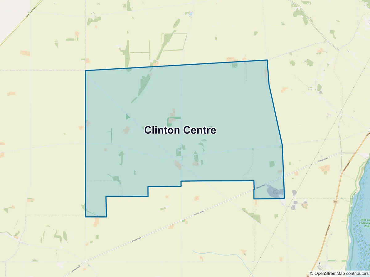 Map of Clinton Centre, SA, Australia