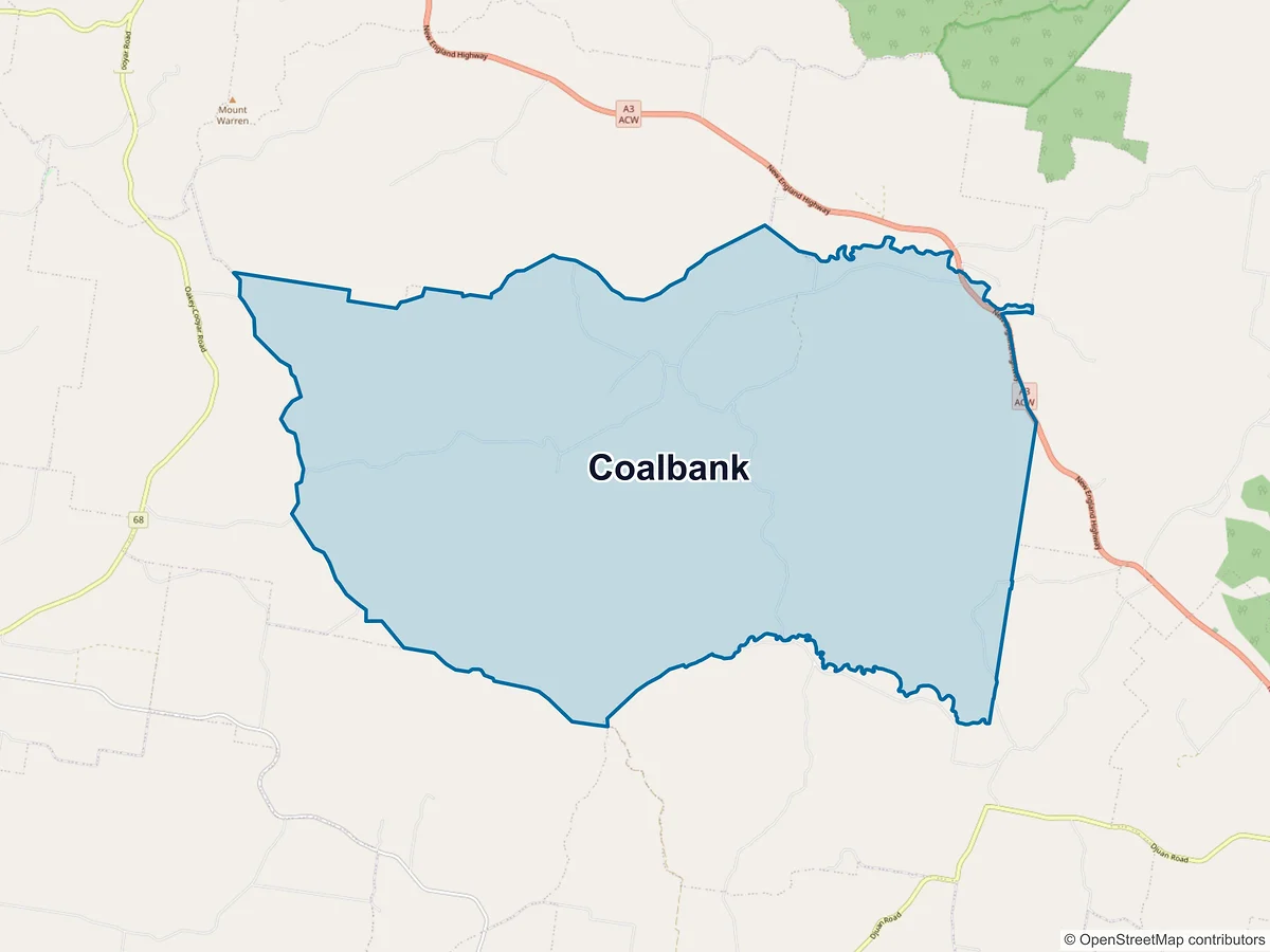 Map of Coalbank, QLD, Australia