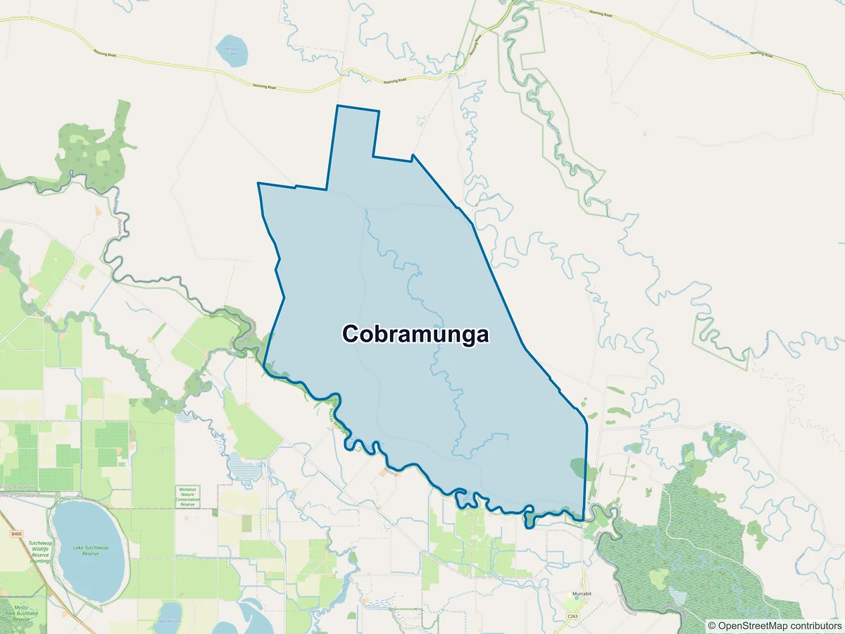 Map of Cobramunga, NSW, Australia