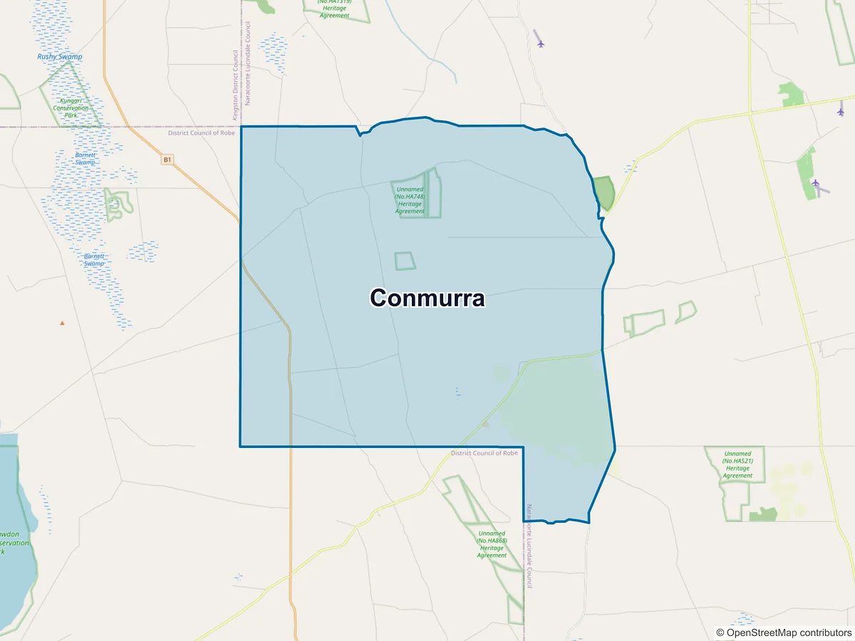 Map of Conmurra, SA, Australia
