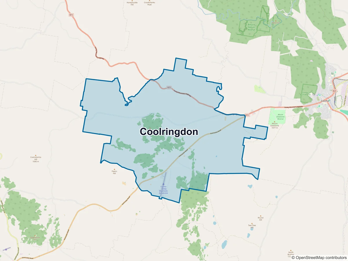 Map of Coolringdon, NSW, Australia
