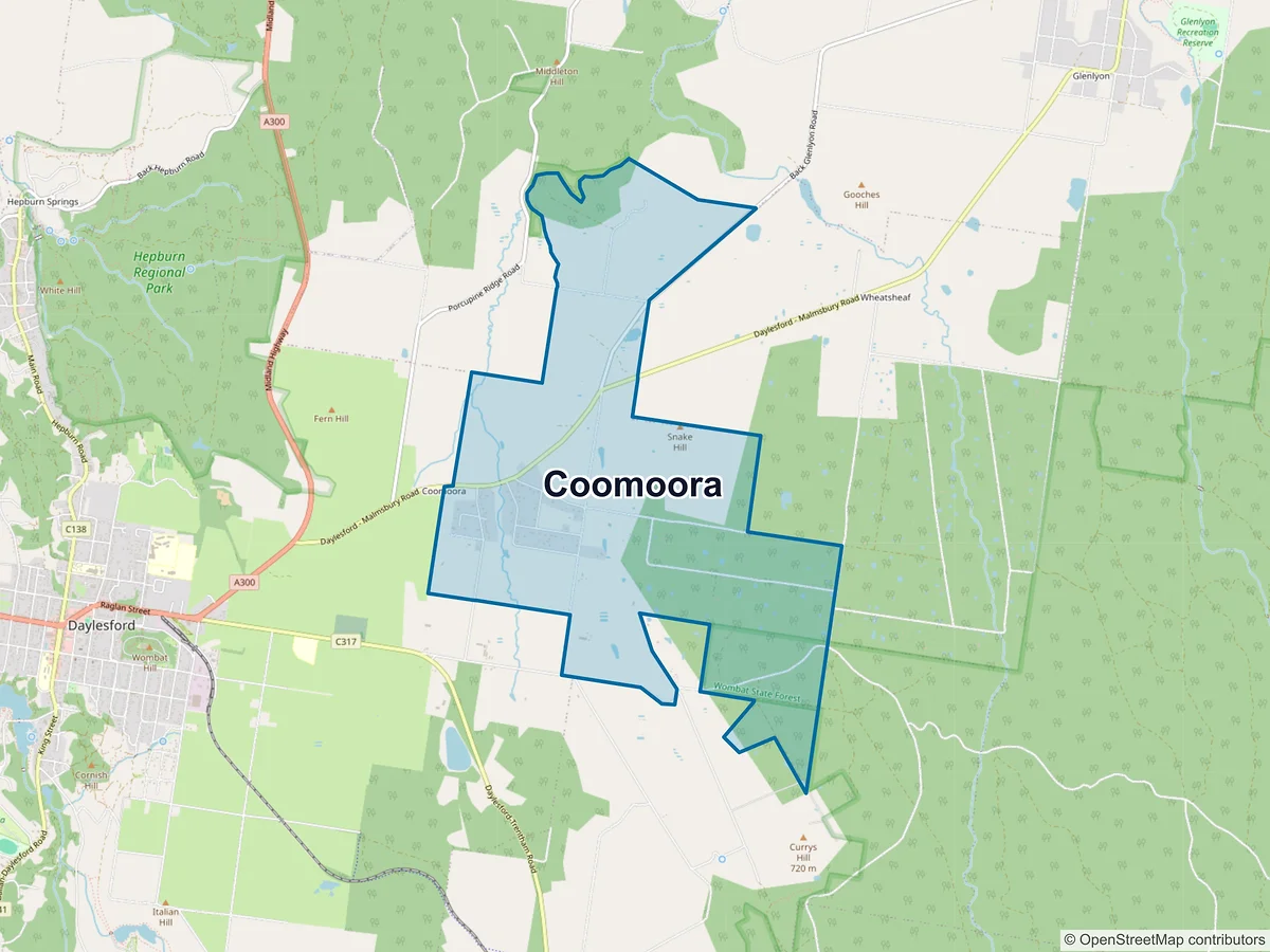 Map of Coomoora, VIC, Australia