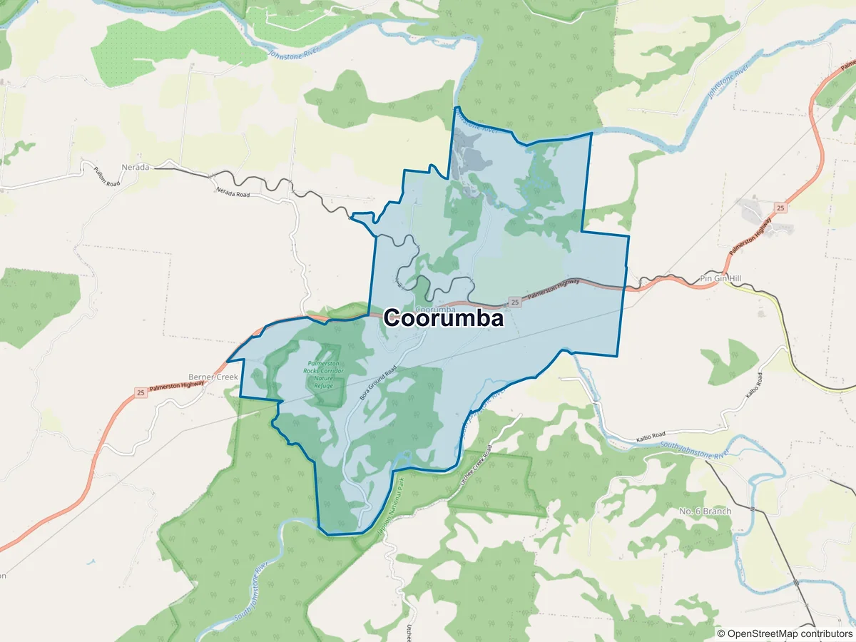Map of Coorumba, QLD, Australia