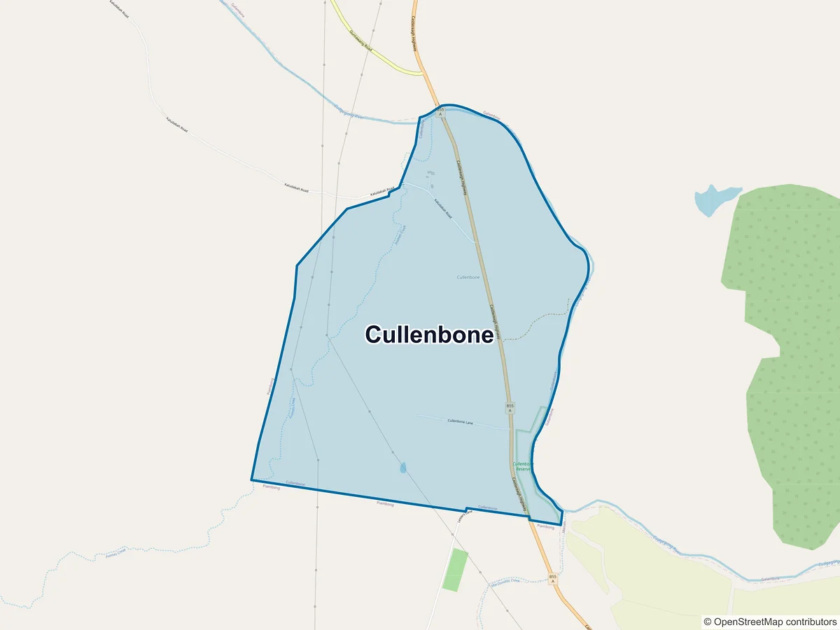 Map of Cullenbone, NSW, Australia