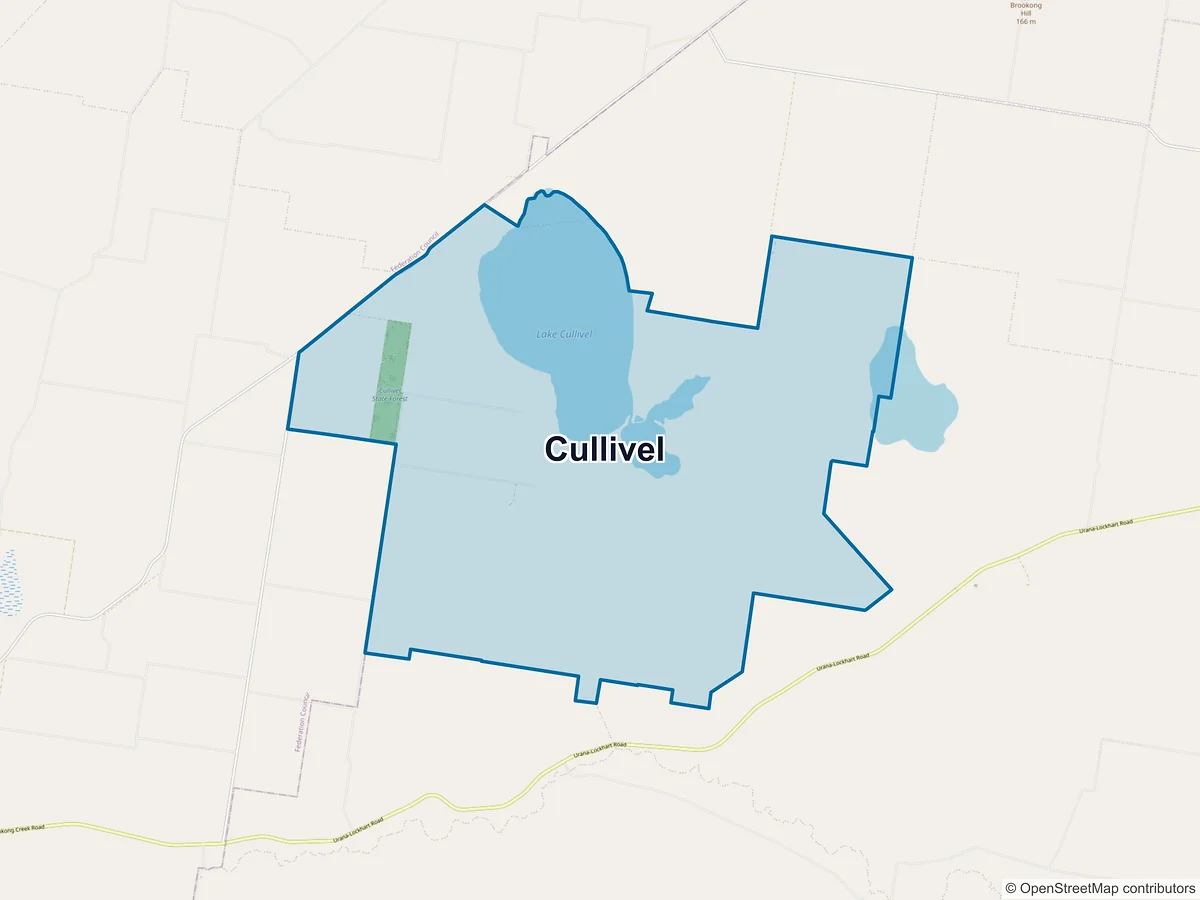Map of Cullivel, NSW, Australia
