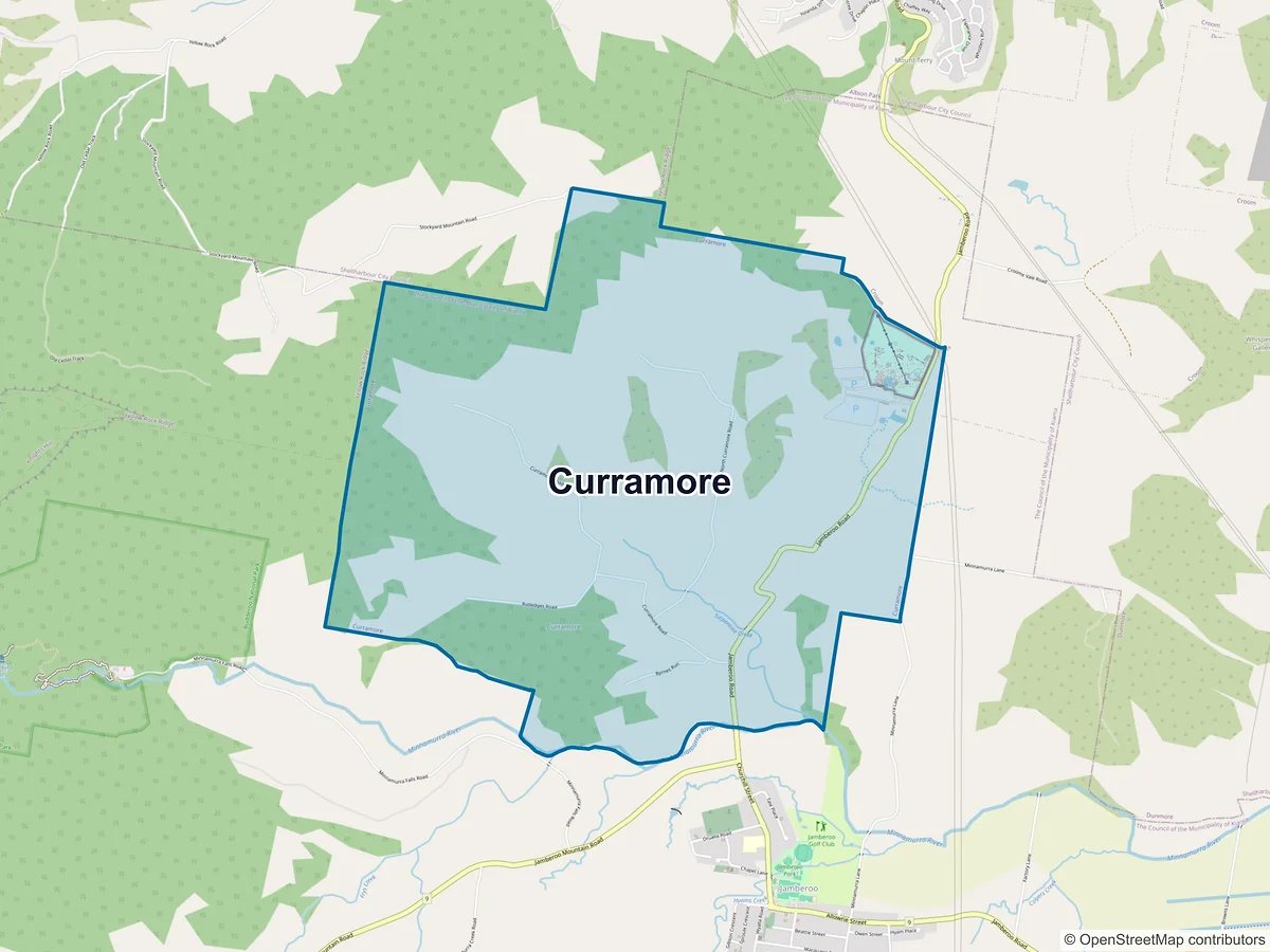 Map of Curramore, NSW, Australia