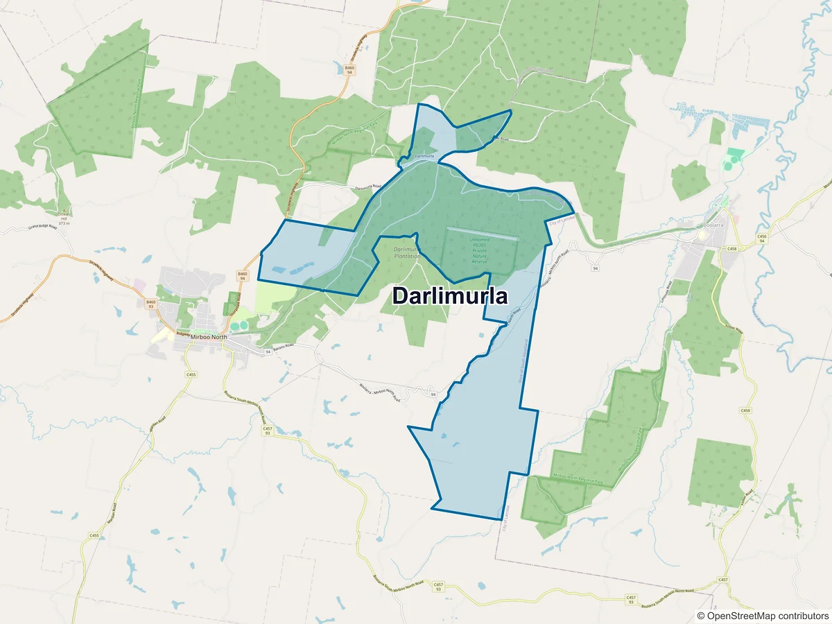 Map of Darlimurla, VIC, Australia