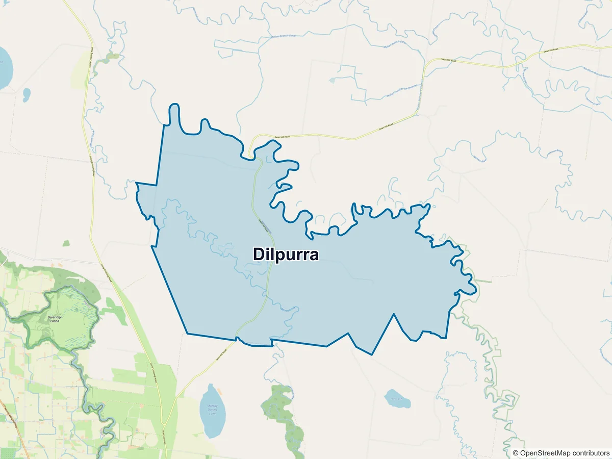 Map of Dilpurra, NSW, Australia