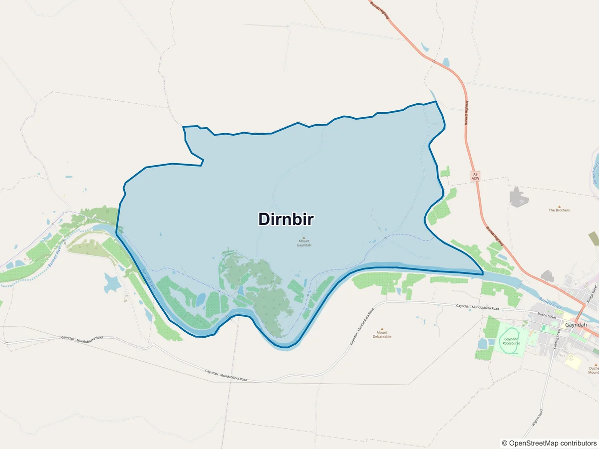Map of Dirnbir, QLD, Australia