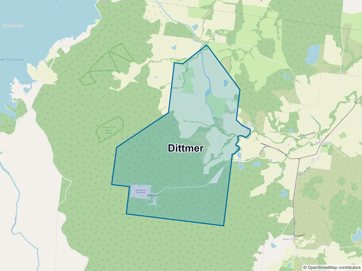 Map of Dittmer, QLD, Australia